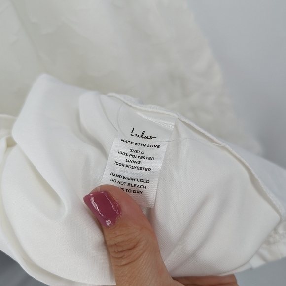 NWT LULU'S Pretty Perfect Floral Burnout Off the Shoulder Midi Dress - Picture 7 of 8